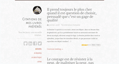 Desktop Screenshot of citation-livre.com