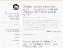 Tablet Screenshot of citation-livre.com
